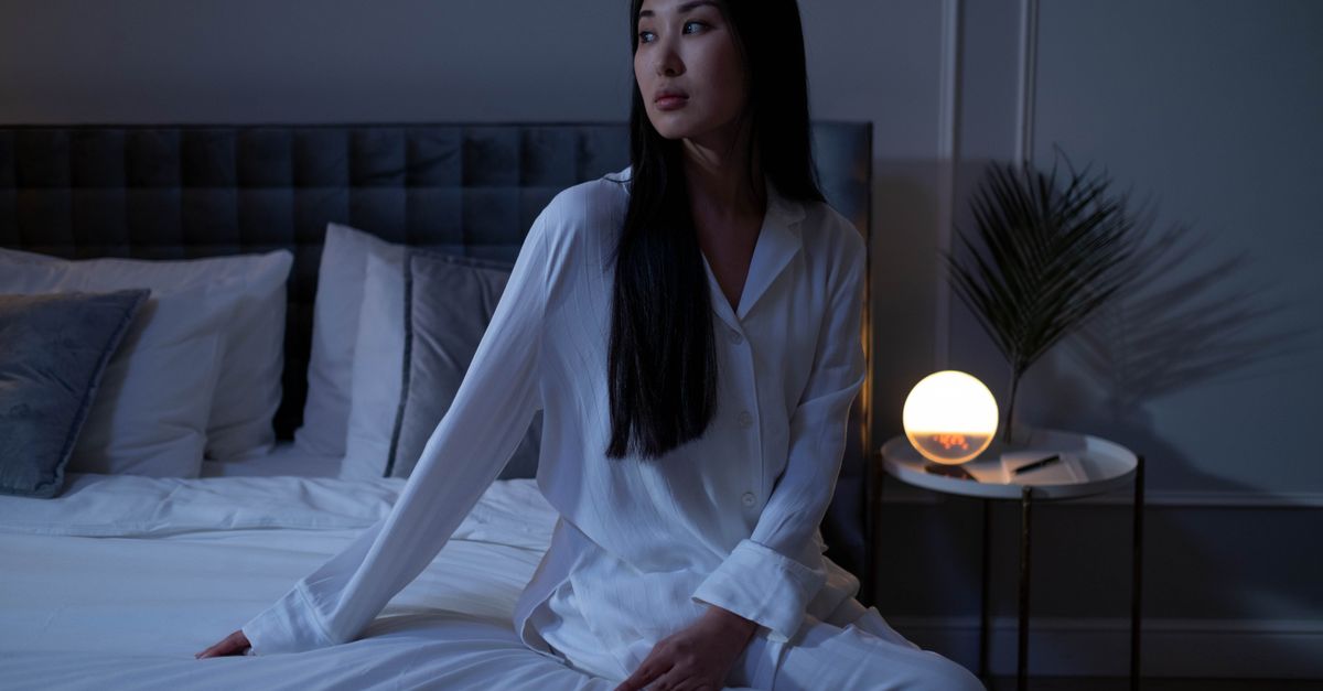 A calm, atmospheric night sky — a soothing image for how to handle a panicky feeling at bedtime